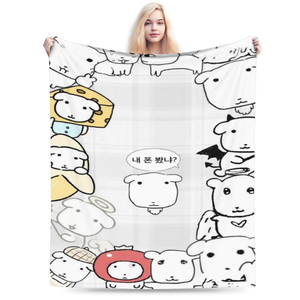 Soft Comfy Blankets Travel Office Cute GANADI Throw Blanket Pattern Bedspread For Living Room