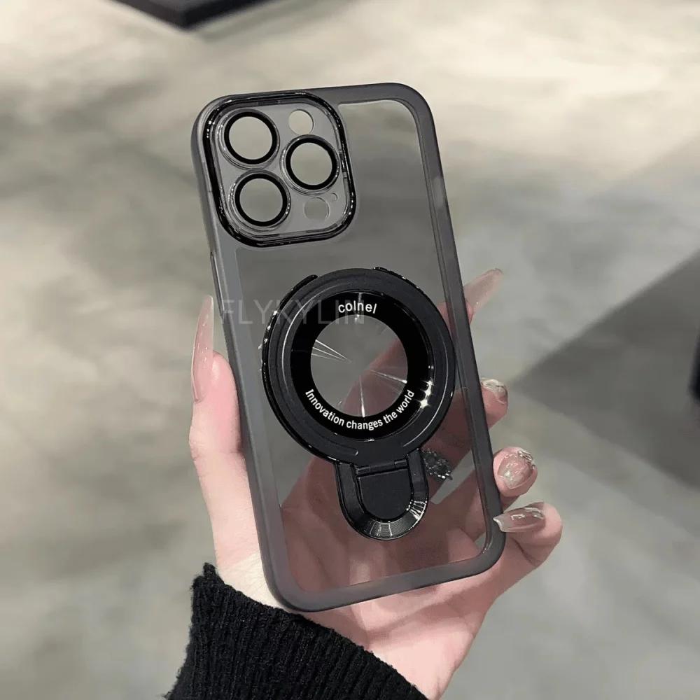 Ständer Halter Silikon Handyhülle Für Honor 200 Pro X6B X8B X6A X7A X7C X8A X9A X9C Magic 5 6 Lite Klar Transparent Hülle