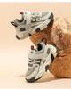 Habi Bear Boys' Breathable Double Mesh Sports Shoes with Magic Tape