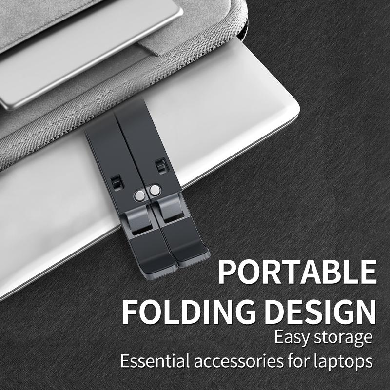 Portable Laptop Stand Aluminum  Notebook Laptop Lifting Bracket Support Macbook Air Pro Holder Accessories Foldable Lap Top Base