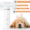 Dog Clippers Grooming Kit Hair Clipper-Low Noise Paw Trimmer- Rechargeable - Cordless Quiet Nail Grinder Shaver for Cats and Other Pets