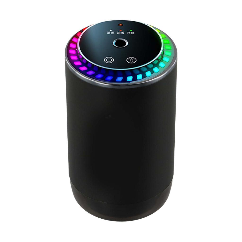 Compact Freshener Air Humidifier Driving Experience Black Customizable Car Fragrance 3-Level Adjustable Fragrance