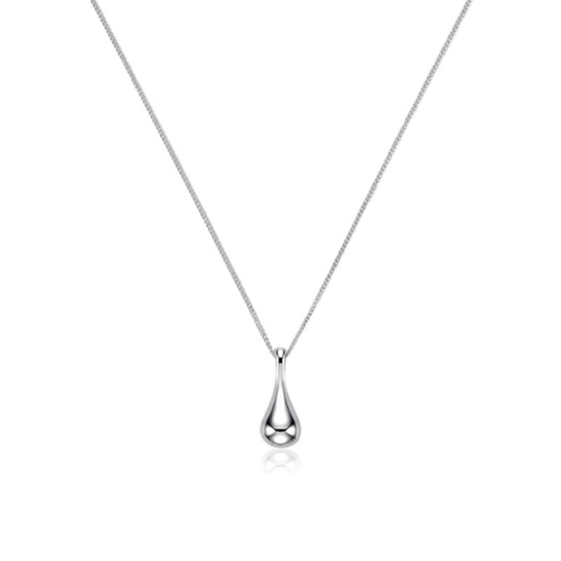 TOU [Silver925] NC011 Long Water Drops Necklace