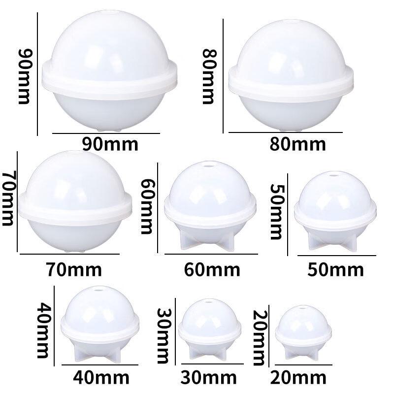 Clear Spherical Crystal Epoxy Resin Mold