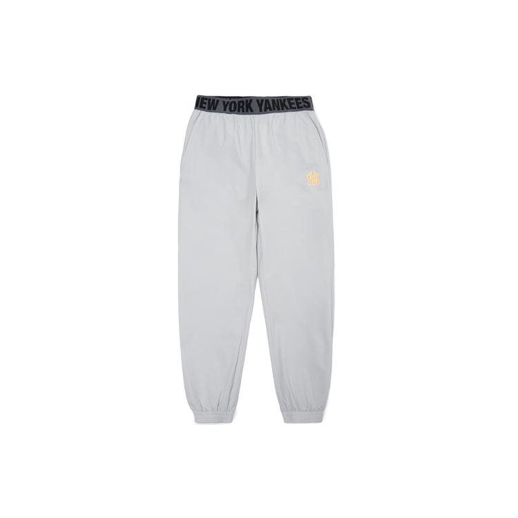 New MLB Knitted Sports Pants Unisex Gray 3AWPA0121-50GRS