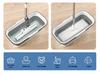 Multifunctional Silicone Folding Mop Bucket - Portable Rectangular Design
