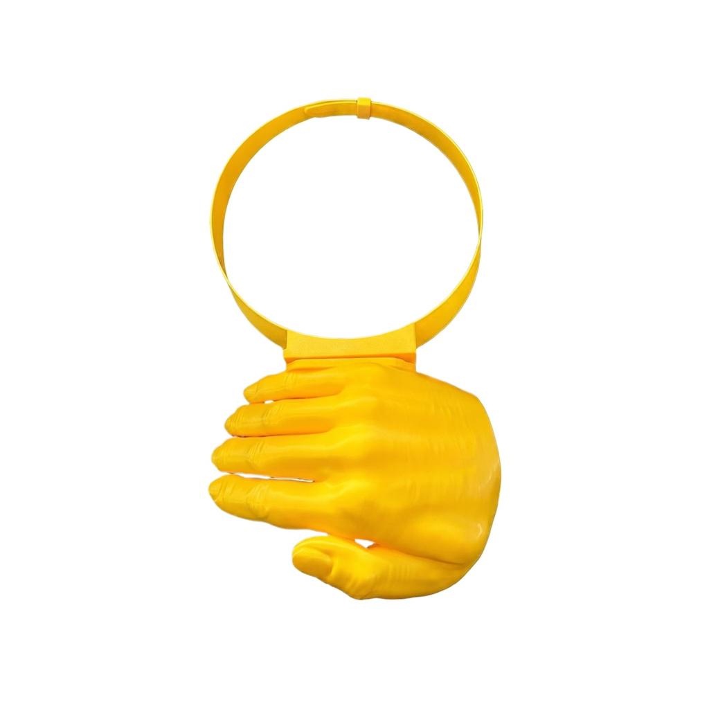 Creative -shaped Sun Hat, Funny Headband, Quirky Headwear, 3D Printed Sun Hat, Hand-shaped Sun Hat