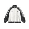 Mens Retro Varsity Jacket Color Block Loose Fit Casual Streetwear
