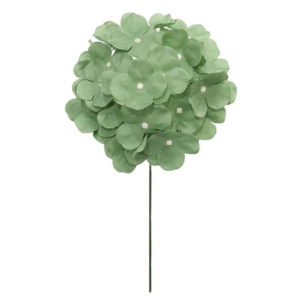 Dyed Edged Fake Flower Ball With Stem Simulation Flowers Artificial Flowers  Valentine's Day Gift