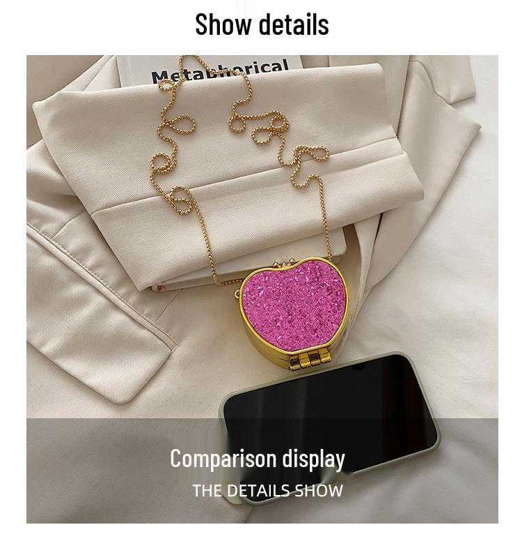 Acrylic Sequin Lipstick Bag 2025: Versatile Women's Chain Crossbody