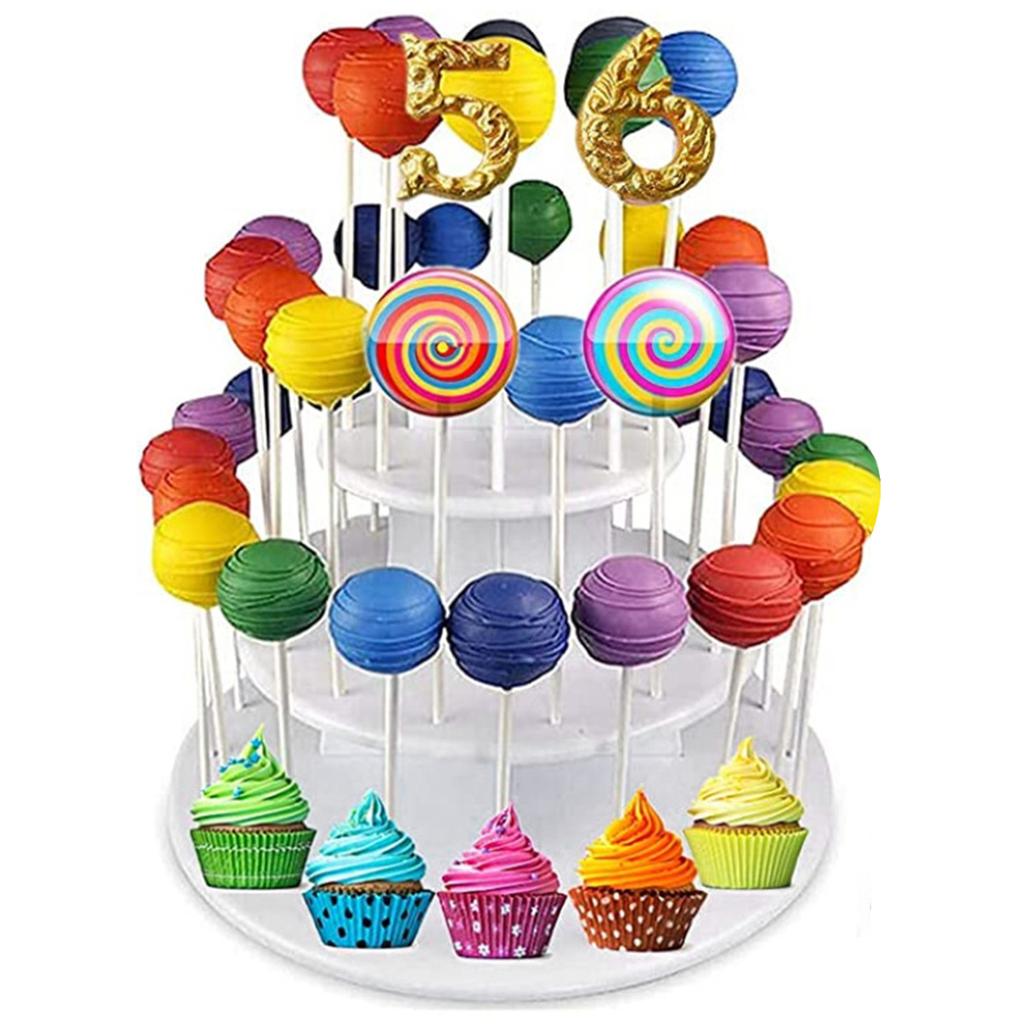 Cake Lollipop Holder Display Stand 42/20/21Holes Acrylic Holder Clear Durable Candy Holder for Wedding Party Candy Dessert Bar