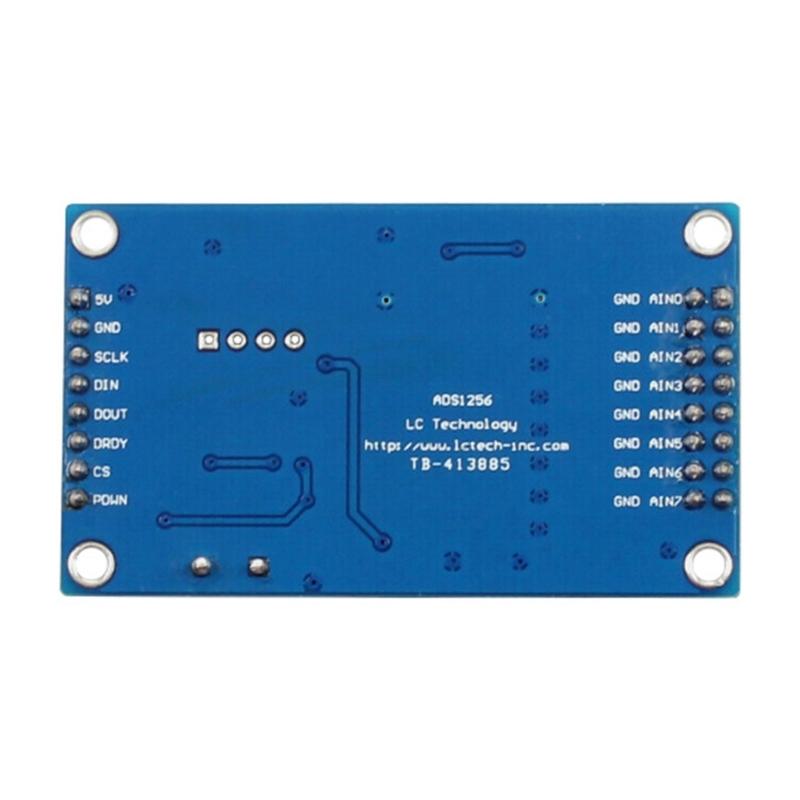 ADS1256 8Channel 24Bit ADC Module with TI ADS1256IDB Chip for Embedded Systems and Industrial Automation