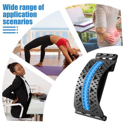 Back Stretcher for Back Pain Relief Multi-Level Back Cracker Board, Lower and Upper Back Support for Herniated Disc Fitness Yoga
