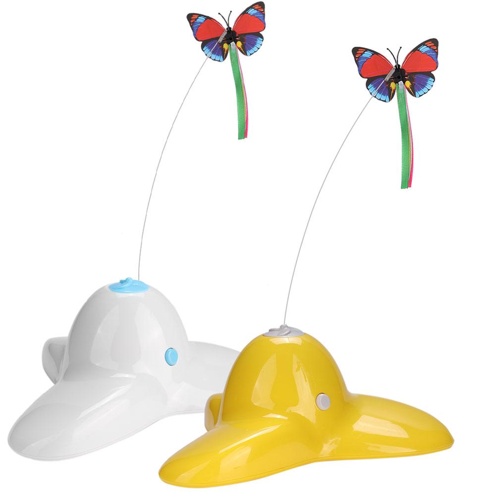 Buy Funny Cat Toys Interactive Electric Rotate Insect Toy Teaser Wand ...