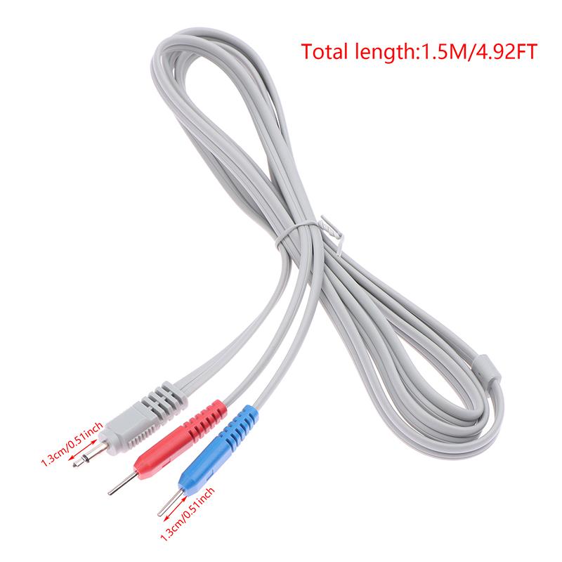 1.5M Standard Pin Electrode Lead Wires Tens Conductive Standard Pin For Ems Massage Electrode Pad Digital Ten Machine Healthcare
