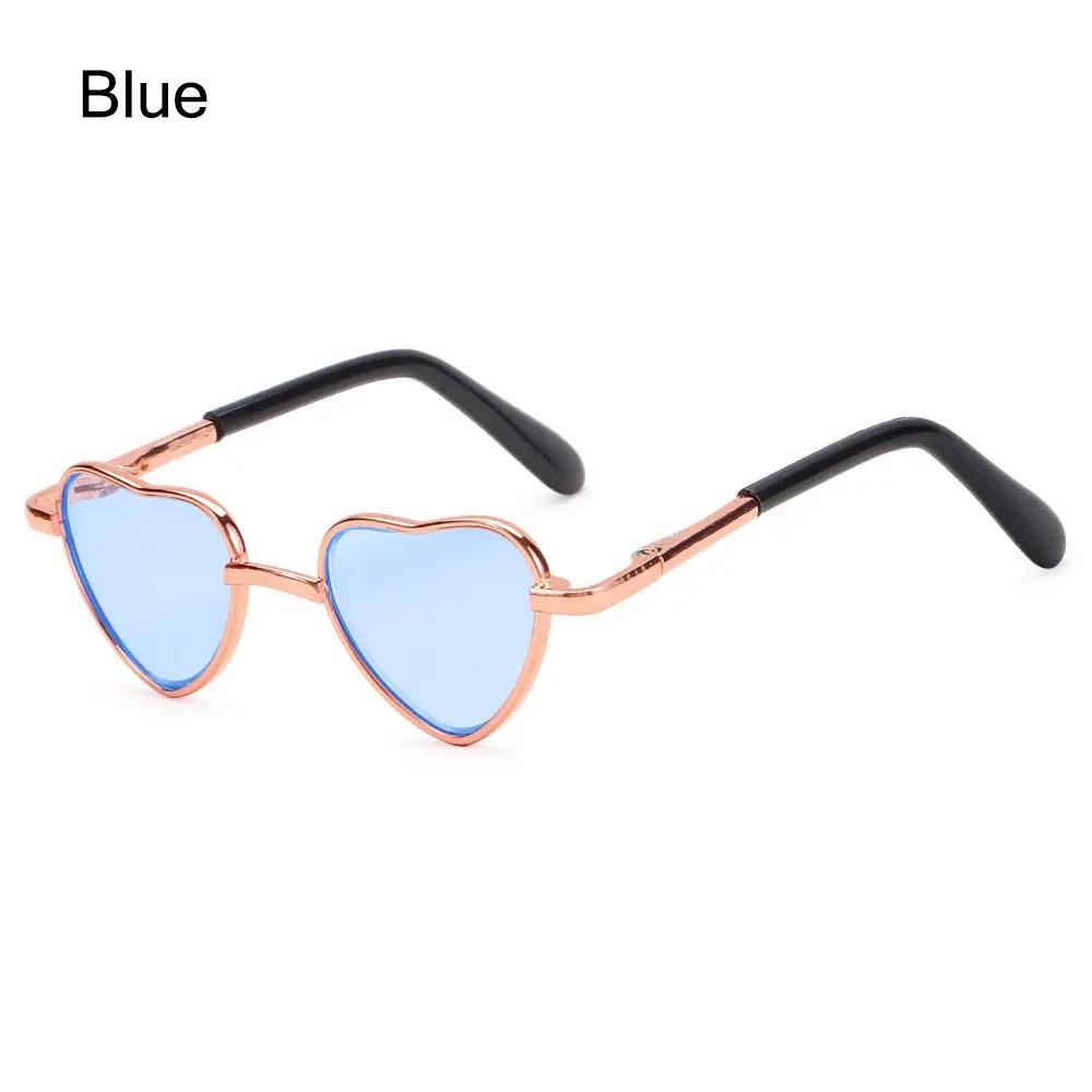 Photo Prop Party Dolls Sunglasses Costume Cats Small Dogs Dog Glasses Heart Metal Sunglasses Cat Glasses