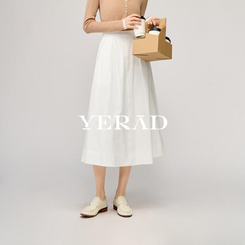 Yalida Women s Pleated A-line Midi Skirt M