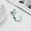 Blucome Cute Style Women's Brooch Acrylic Material Lovely Dog Shape Brooches Women High Quality Girls Jewelry On Bags Clothes