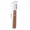 Stainless Steel Dog Stripping Tool Smooth Ergonomic Terrier Grooming Tool Sturdy Pet Hair Remover Dog Coat Stripping