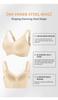 Seamless Wire-Free Push-Up Bra: Women's Criss-Cross Mesh, Side Support, Anti-Sagging, Thin, Plus Size, Ideal for Small Busts