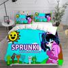 New jeu Sprunki 3D print Duvet Cover Pillowcase Bedding Set Boy Girl Bedroom Decoration Gift Children Single Double Size