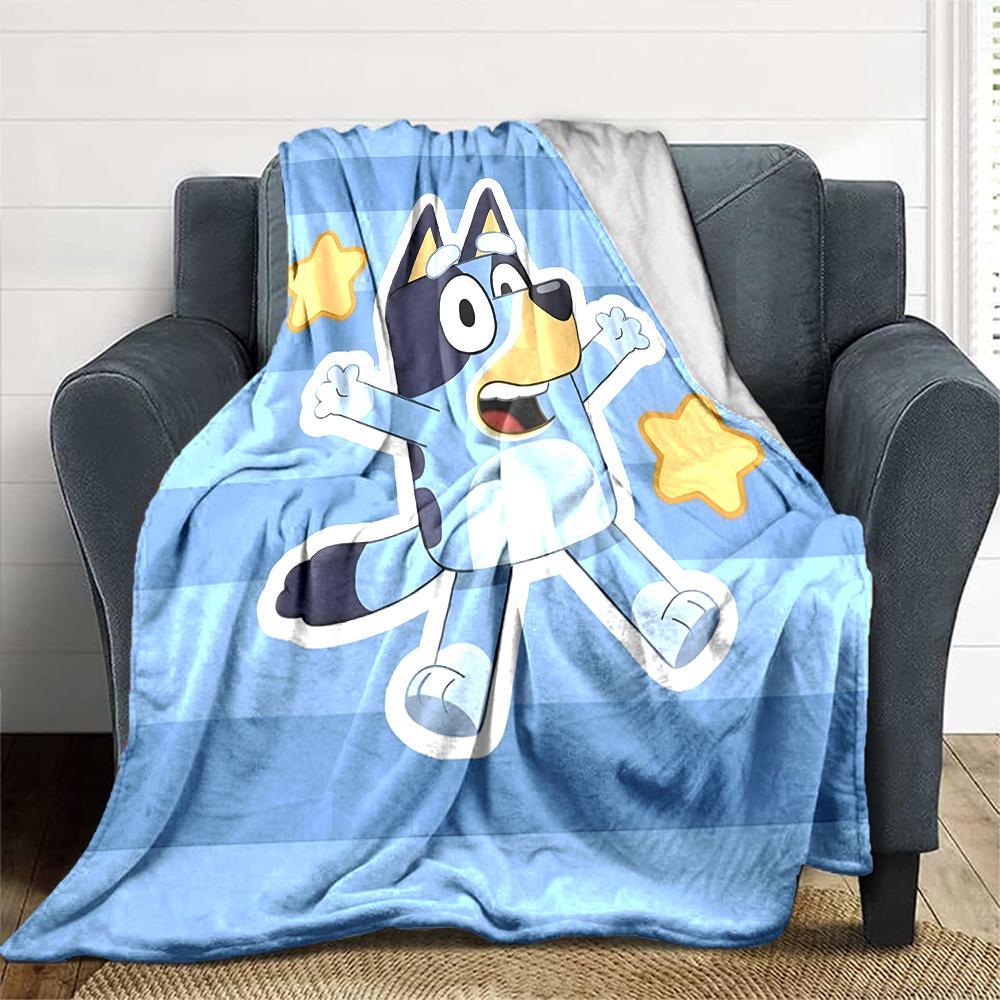1pc B-Blucy Blanket, Gift, for Men and Women, Soft Blanket, Good for Sofa Bed Couch Travel, Lightweight Flannel Blanket
