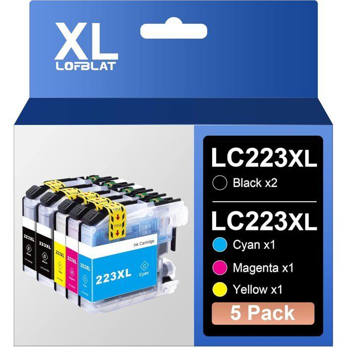 Cartucce d'inchiostro - HOME FIT TRAINING - LC223 XL - Pacco da 4 (BK/C/M/Y) - Compatibile Brother MFC/DCP - Fino a 550 pagine