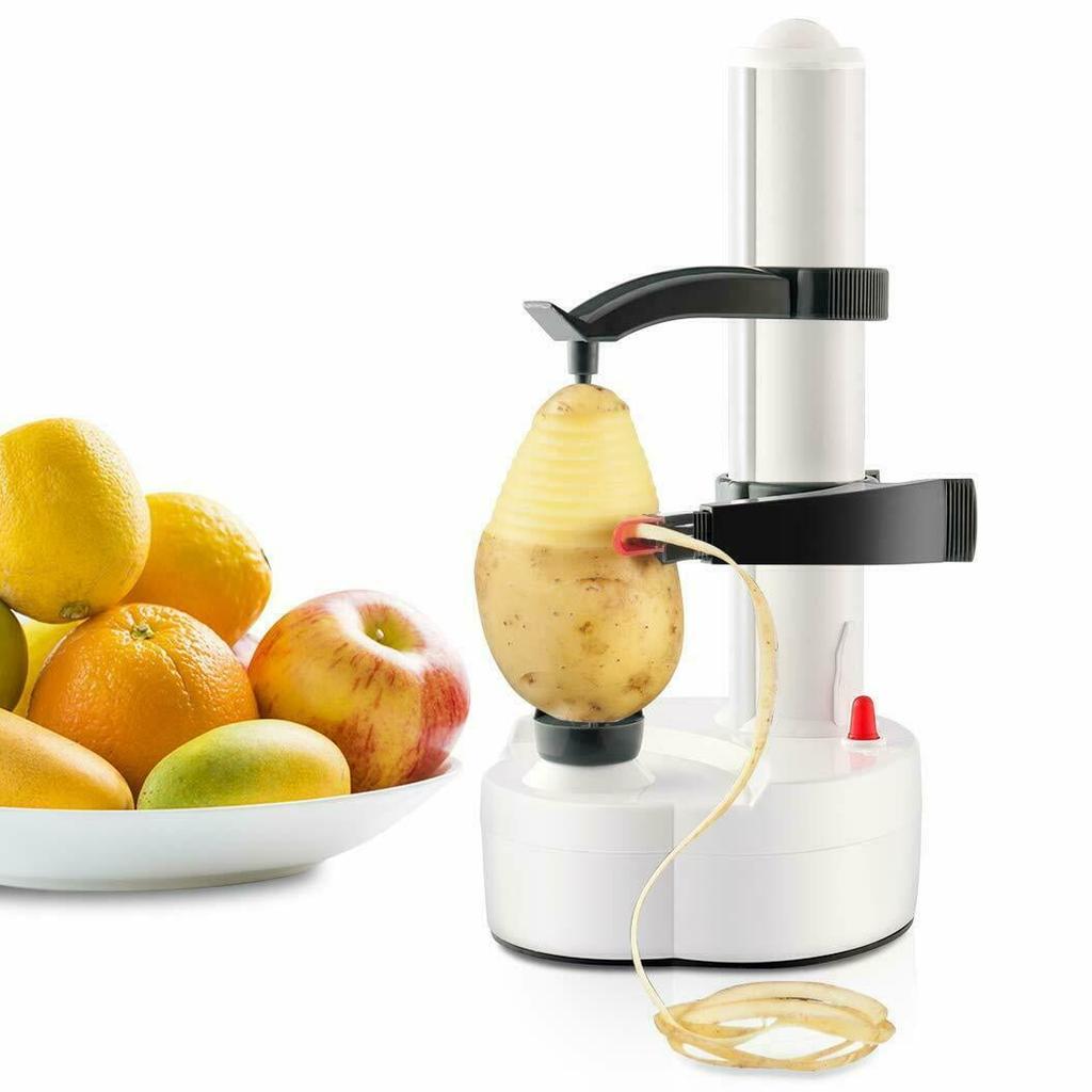 Electric Potato Peeler, Apple Peeling Machine, Kitchen Automatic Rotating Peeling Tool for Fruit & Vegetable
