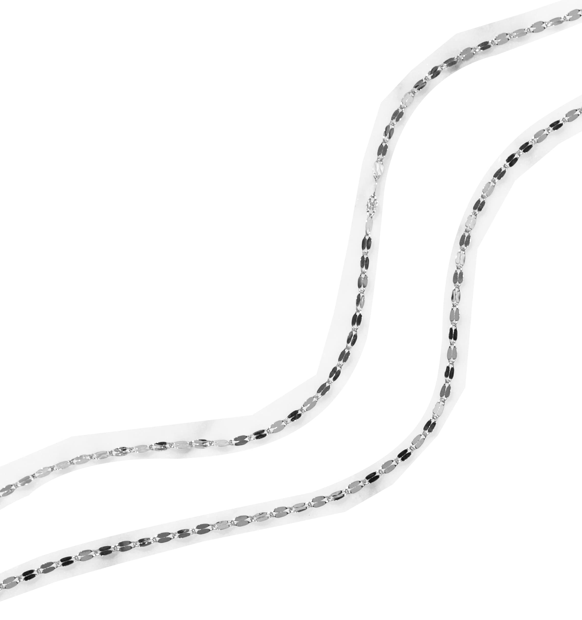 

Платинове намисто-ланцюжок PT850 Загальна довжина 60 см L&CO 96-1230