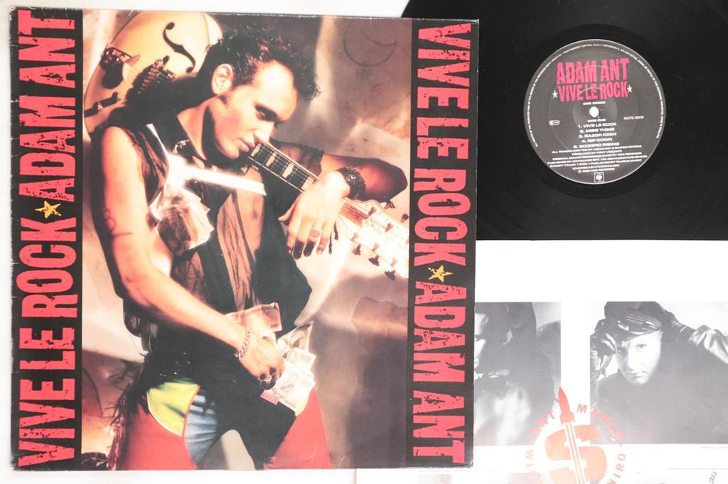 LP Record ADAM ANT - Vive Le Rock CBS26583 CBS 1985 UK Rock Used