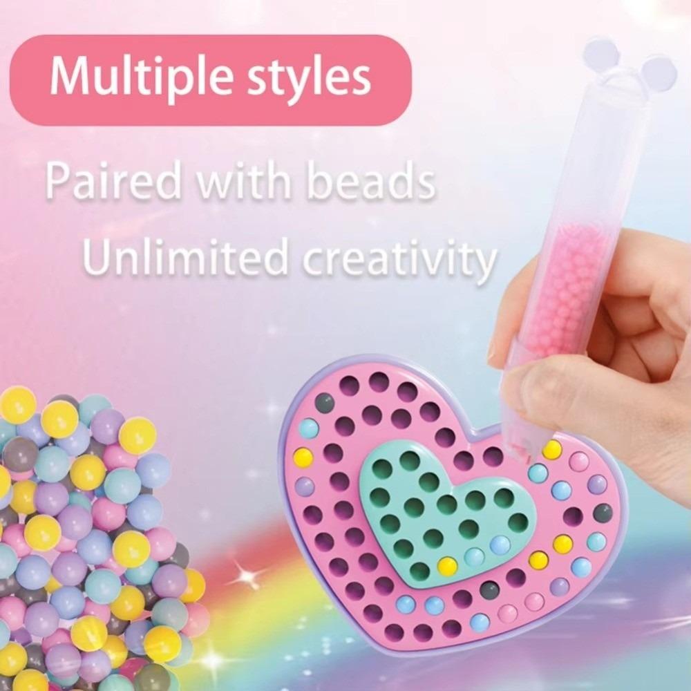 Rainbow Bow Handmade Bead Painting Creative Production Handmade Beads Pen  Girls Toys