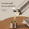 TOMIC Pure Titanium Tea Infuser Thermos