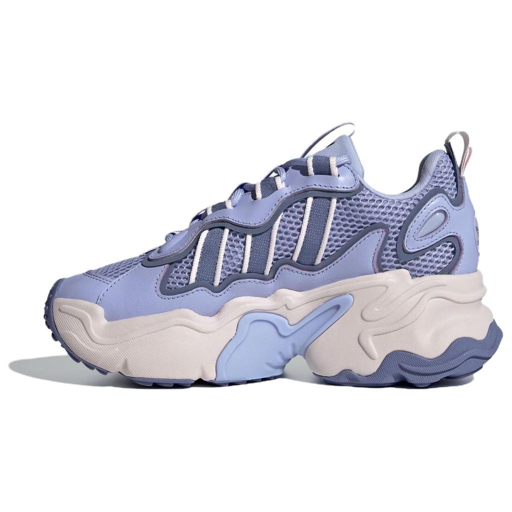 Adidas Originals Ozthemis Fabric Comfortable Versatile Shock Absorbing Durable Low Top Dad Sneakers Women Sneakers Purple IH0837