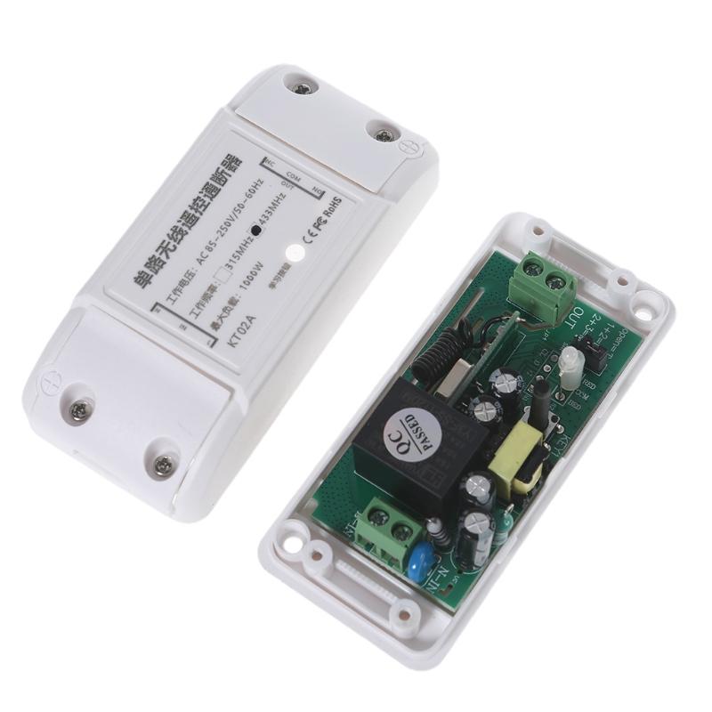 Good Stability High-efficiency Remote Control Switch AC85V-250V Work Voltage Wireless 2 Channels Remote Control Switch