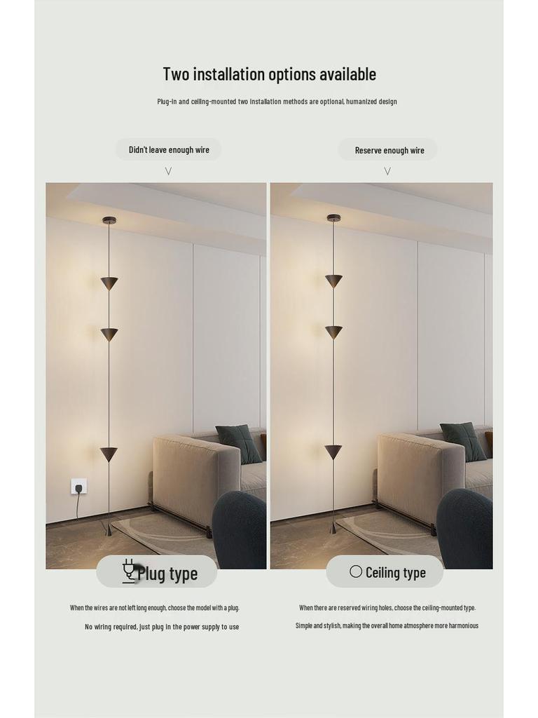 Creative Minimalist Hourglass Floor Lamp: Living Room, Bedroom Bedside, Wall Decoration, Ambient Light, Small Pendant Light