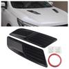 Car Carbon Fiber Copy Universal Front Hood Air Intake Trim Scoop Vent Guards Engine Hood Decoration Exterior Accessories