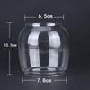 Nostalgic Retro Kerosene Lamp with Glass Lampshade and Pure Cotton Wick - Outdoor Use