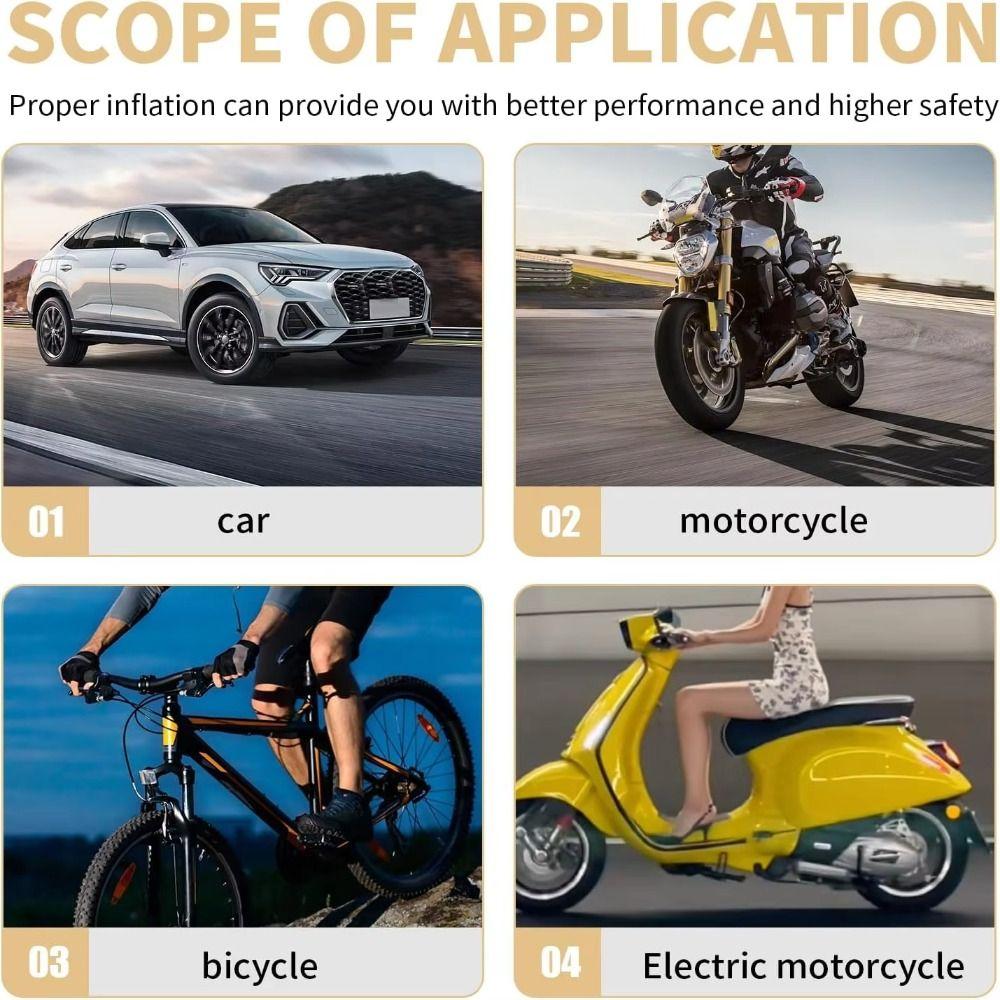 Brass Construction Quick Connector Heavy Duty Tire Inflator Adapter  Car Tire Inflation