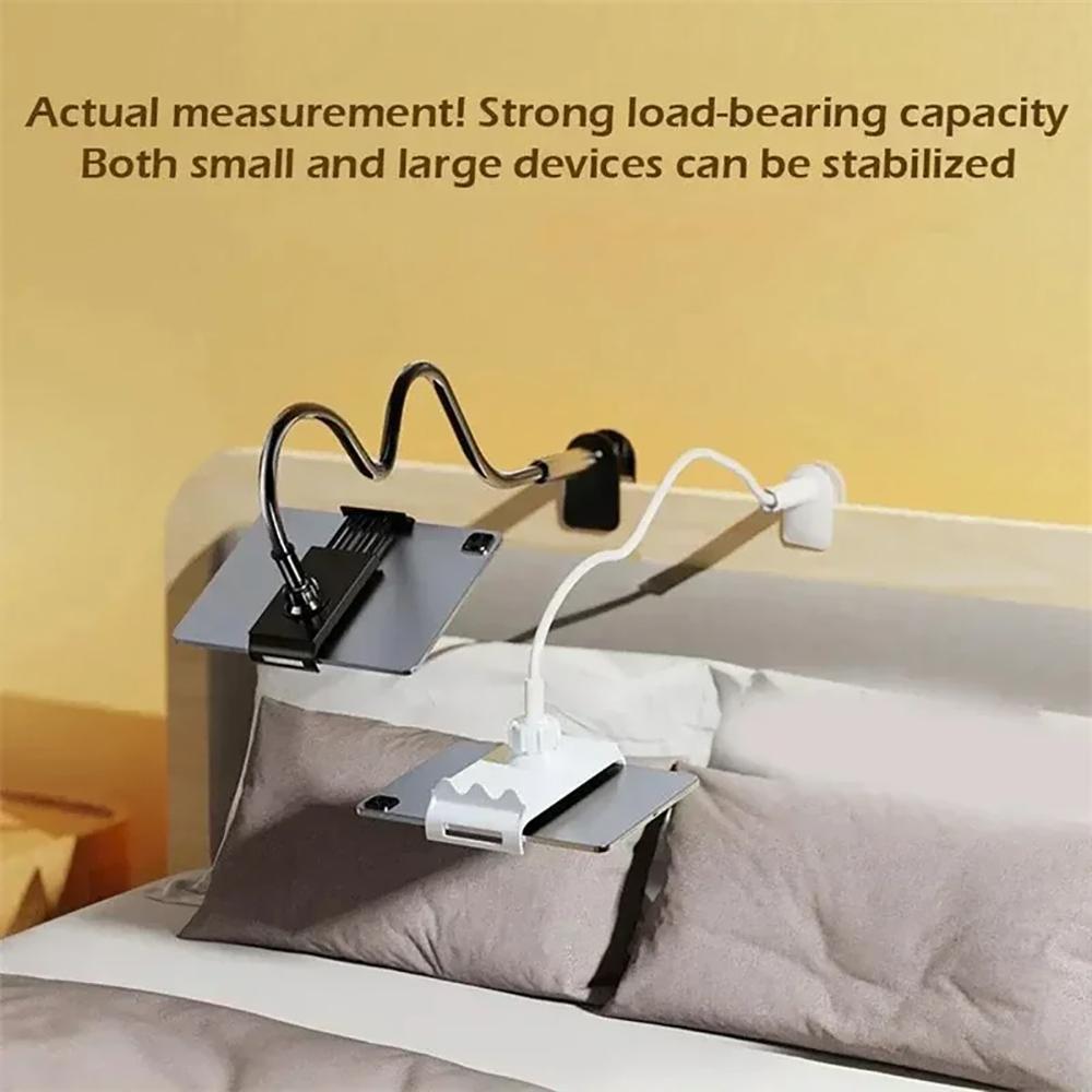 Cellphone Holder Multifunction Lazy Holder Adjustable Long Arm Clamp Mount 360° Rotating Stretchable Arm For iPad/Phones Bracket