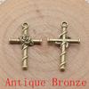Heart Cross Shaped Charms Pendant For Bracelet Necklace Jewelry Making Craft Findings