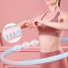 1 Piece Detachable Stainless Steel Sport Hoops Fitness Weighted Hoop Detachable Fitness Hoop for Adults and Teenagers