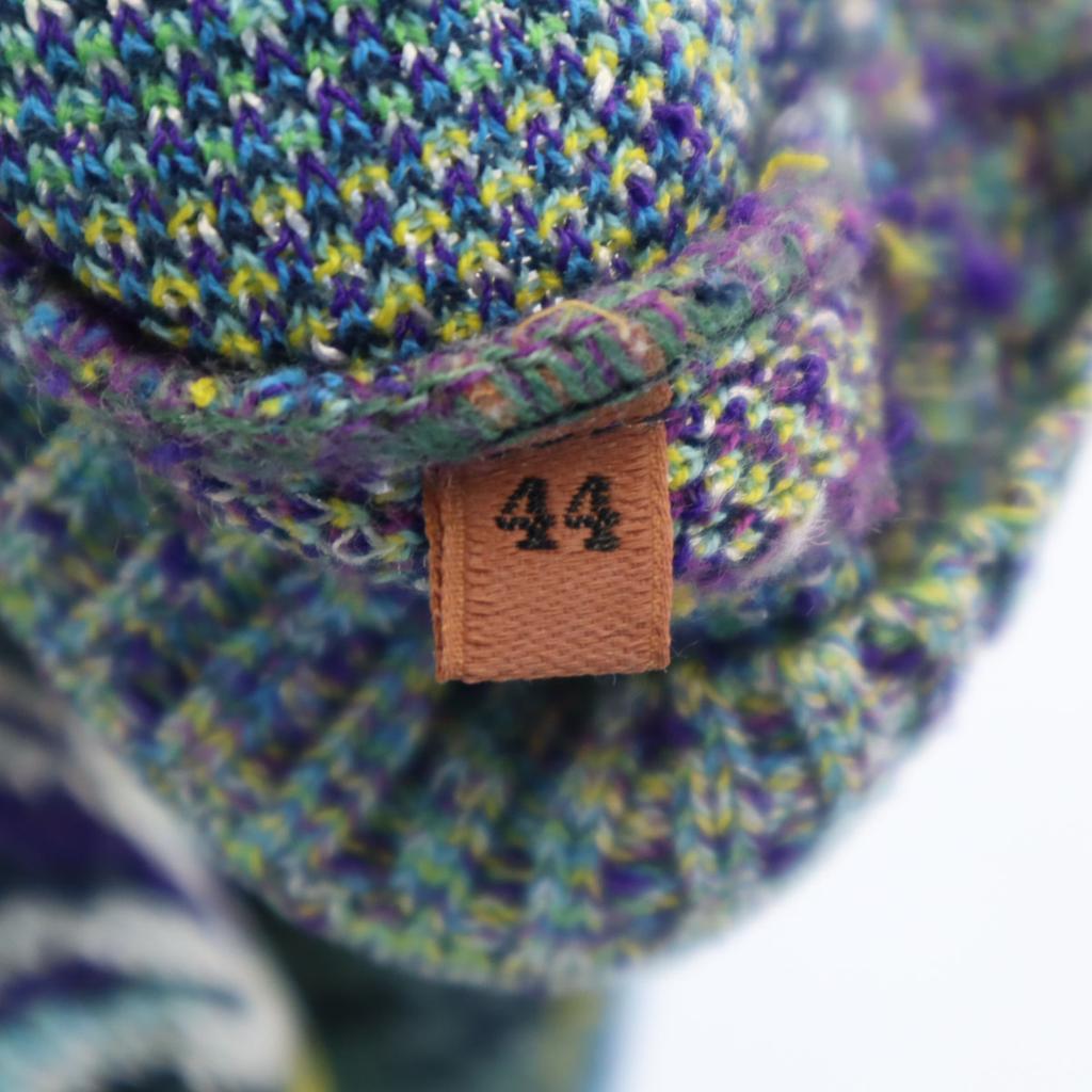 Missoni Long Sleeve V Neck Cardigan 44 Purple Women Used