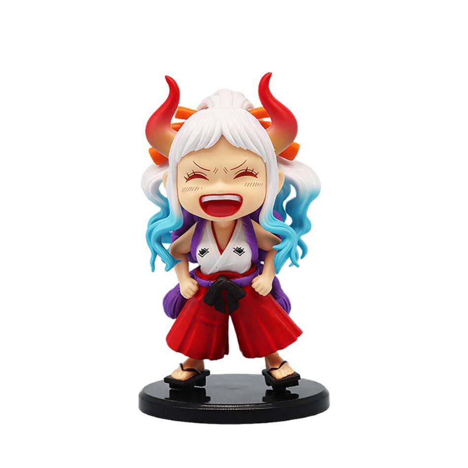13Cm Anime  Figurine Monkey D Luffy Roronoa Zoro Kawaii Toys Q Figural Nendoroid Car Decoration Pvc Model Birthday Gifts