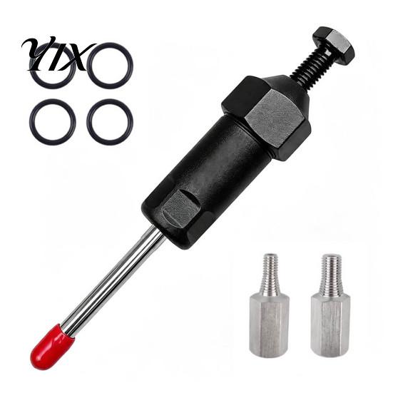 Instrument de Curățare pentru Racorduri Îndepărtare Blocaje cu Grăsime, Curățător Robust pentru Racorduri Zerk, Până la 600PSI, Instrument de Îndepărtare de la Pinii Racordurilor, Axe, Bucșe, Deblocator M6 M8 M10 D black