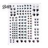Water Transfer Paper for Models Eye Stickers Dolls, DIY Decals, Multi Size Anime Clay Doll Face Accessories Realistic Colorful Eyes Crafting