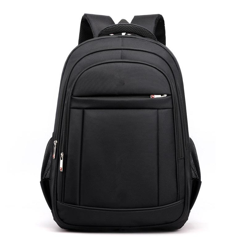 Schoolbag New Backpack Men's Business Computer Bag Unlabeled Printed Logo Travel Large Capacity Student School Bag