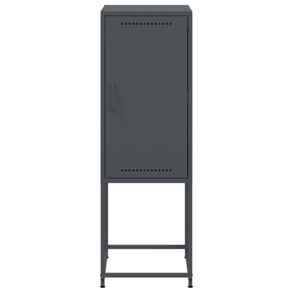 Highboard Anthracite 36 x 39 x 107 cm Steel