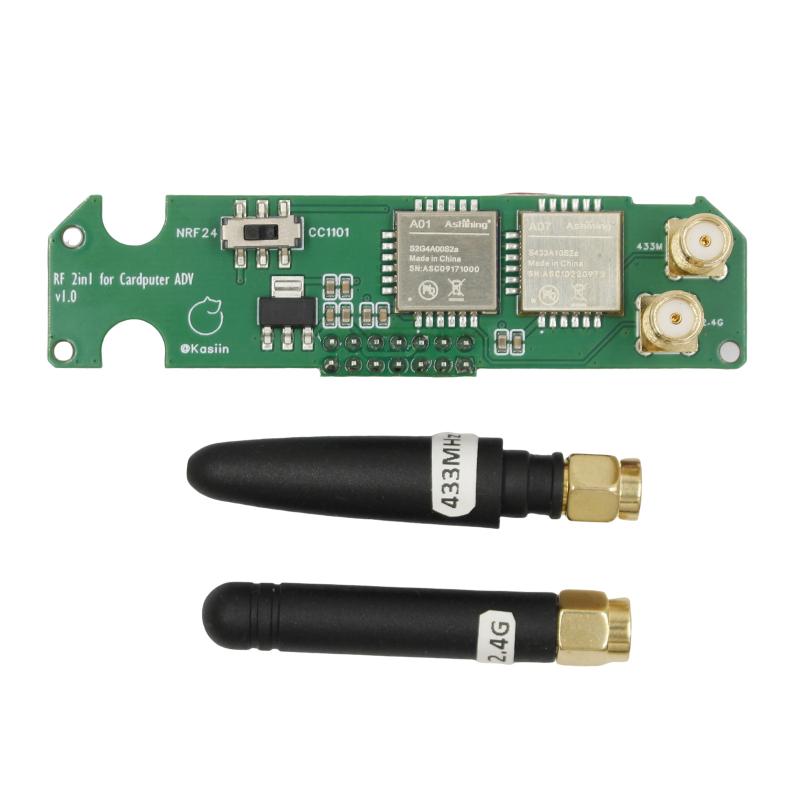 For M5Stack Cardputer Adv Cc1101 Nrf24 Rf Module For Bruce Firmware 2-In-1 Sub Ghz Signal Transmission And Reception