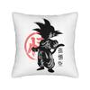 Dbz Goku Throw Pillow Cover Polyester Throw Pillow Cute Chibi Custom Pillowcover Home Decor