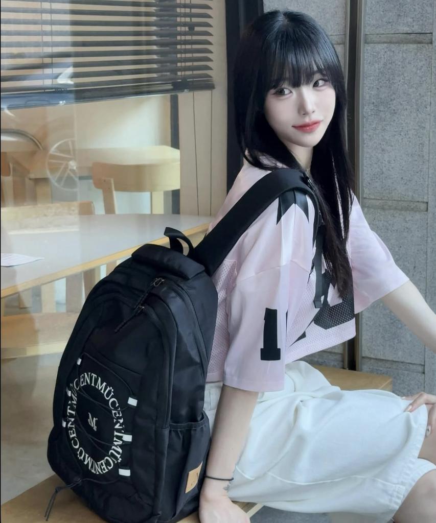 Mucent Travin Round Logo Backpack (Unisex)